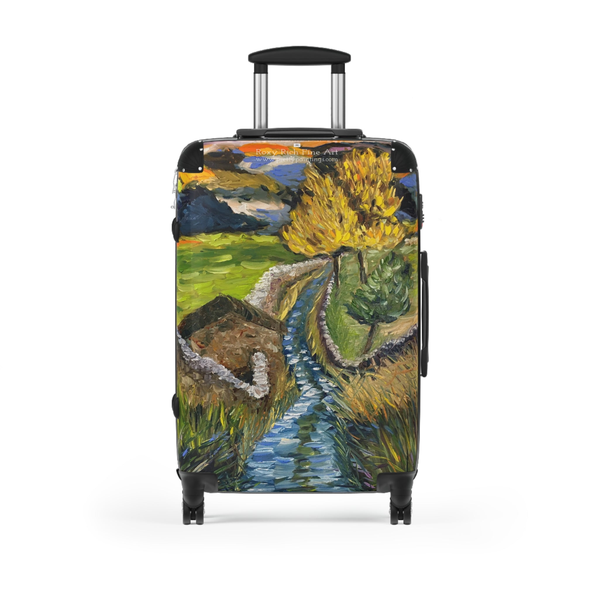 Yorkshire Dales Carry on Suitcase three sizes Roxy Rich Fine Art