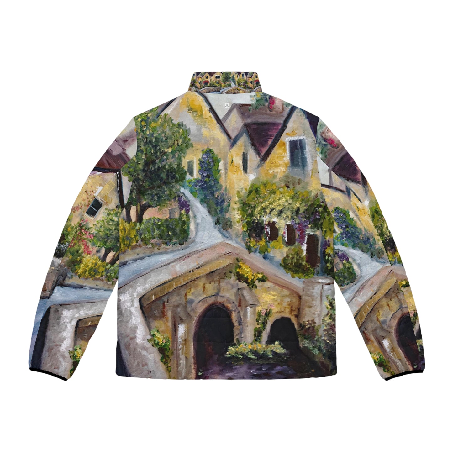 Men's Puffer Jacket - Roxy Rich Art, Castle Combe-Cotswolds