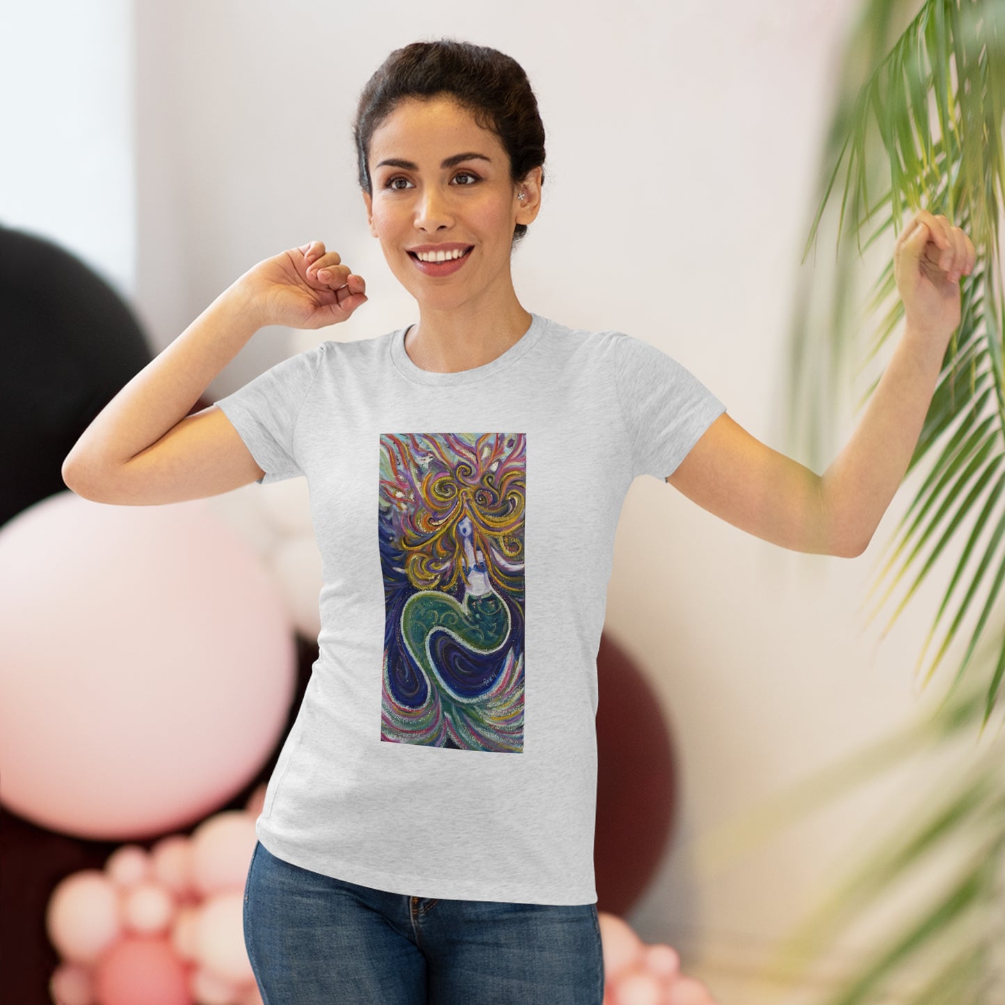 Camiseta Triblend Tee ajustada para mujer The Mermaid