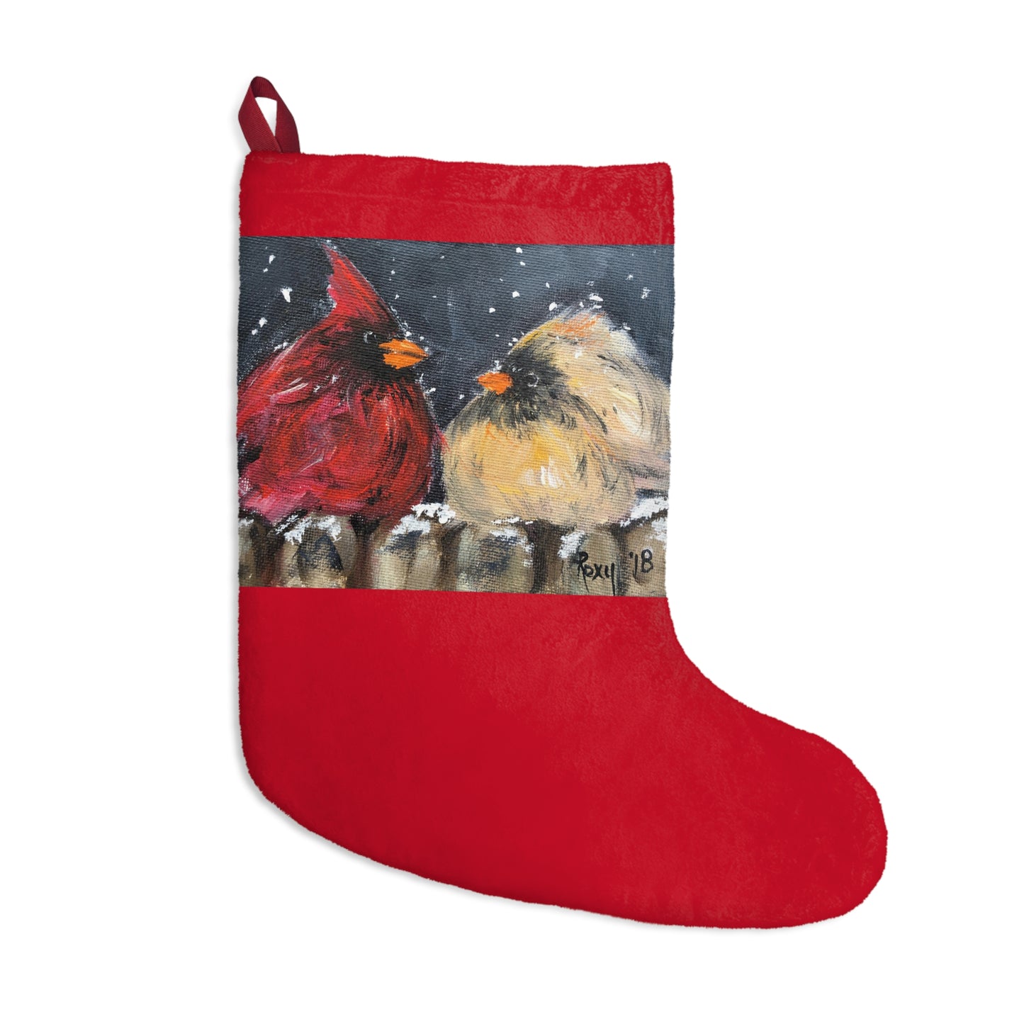 Love at First Flight (Small Print) Christmas Stocking