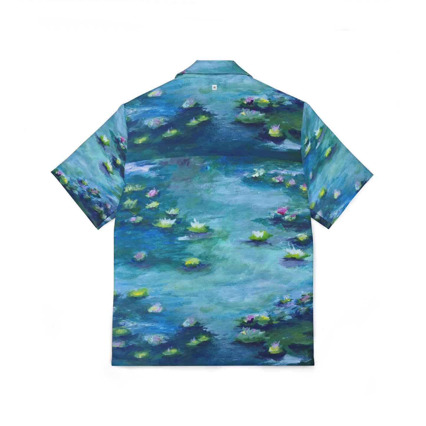 Men's Hawaiian Camp Shirt -Waterlilies