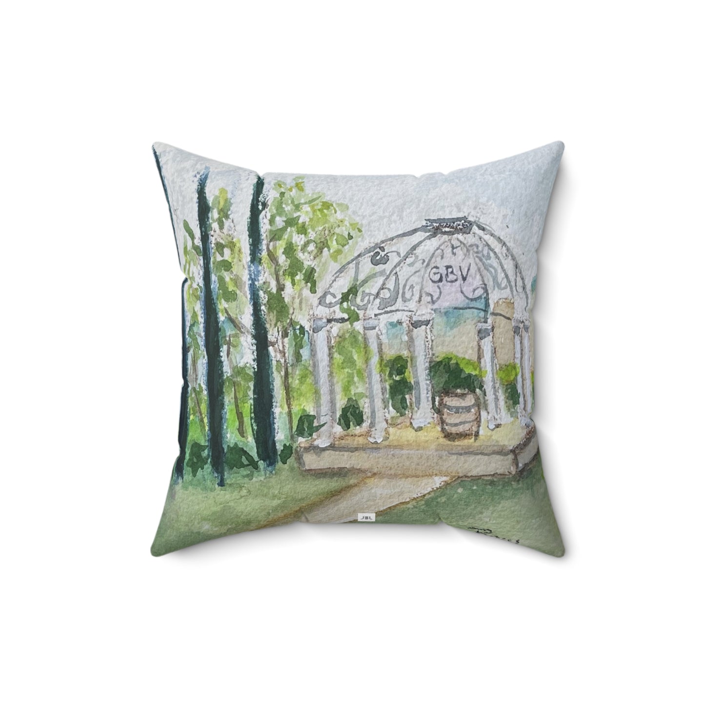 Gazebo at GBV Indoor Spun Polyester Square Pillow