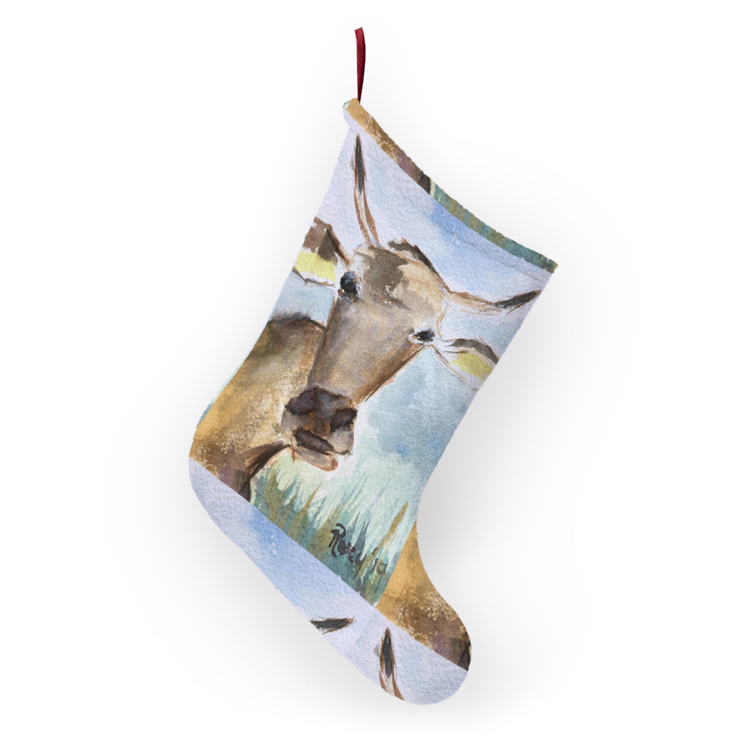 Sunshine Cow Christmas Stocking