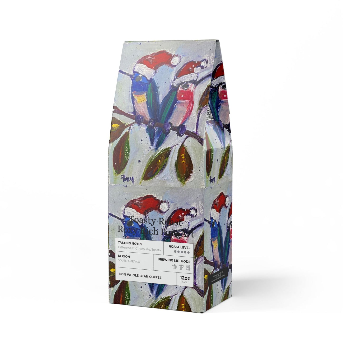 Holiday Hummingbirds - Toasty Roast Coffee 12.0z Bag