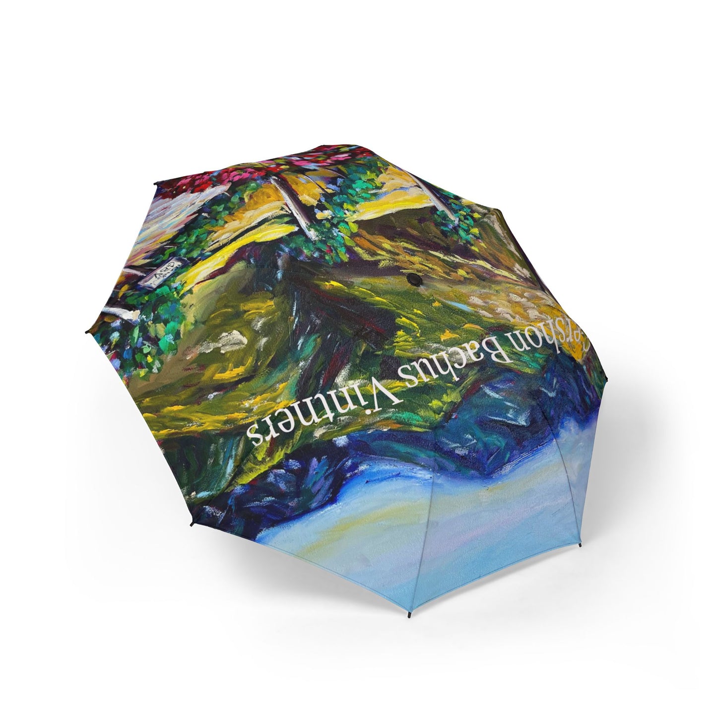 Umbrella- Fountain Vista at Gershon Bachus Vintners