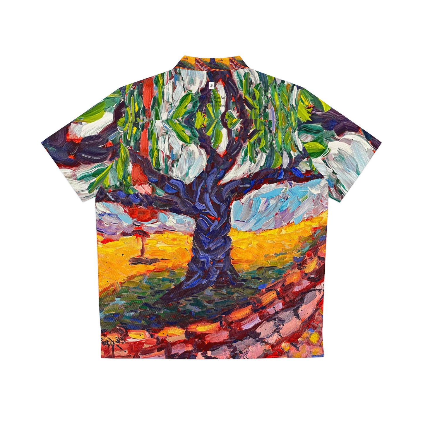 Anchor Tree; Lorenzi Estate  Men's Hawaiian Shirt
