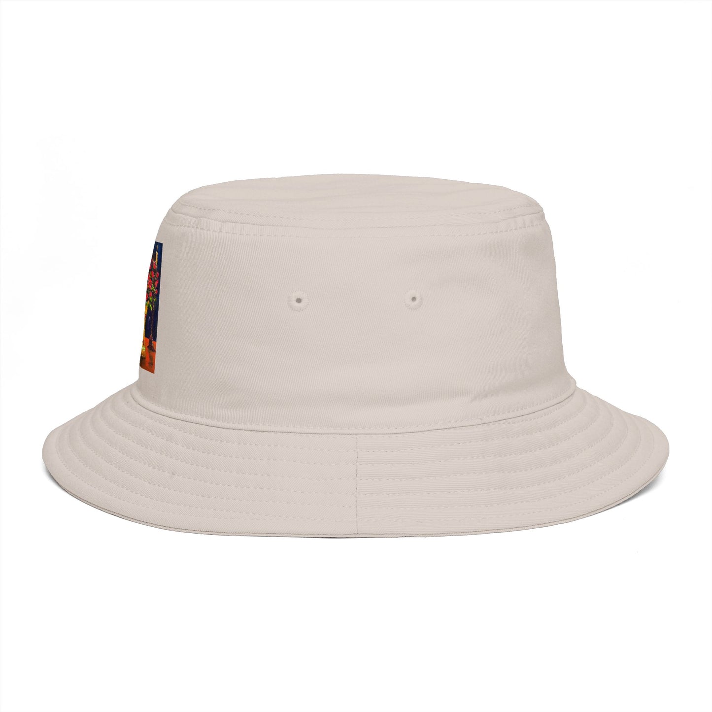 Roxy Rich Fine Art  Candlelit Corals - Bucket Hat — Stylish Durable Travel Hat