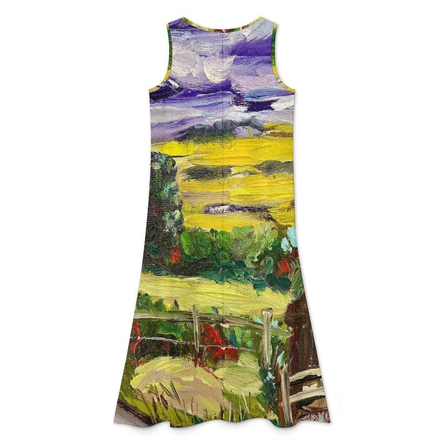 Solitude in Chipping Campden Asymmetrical Dress-Cotswolds Sleeveless High-Low Hem Dress
