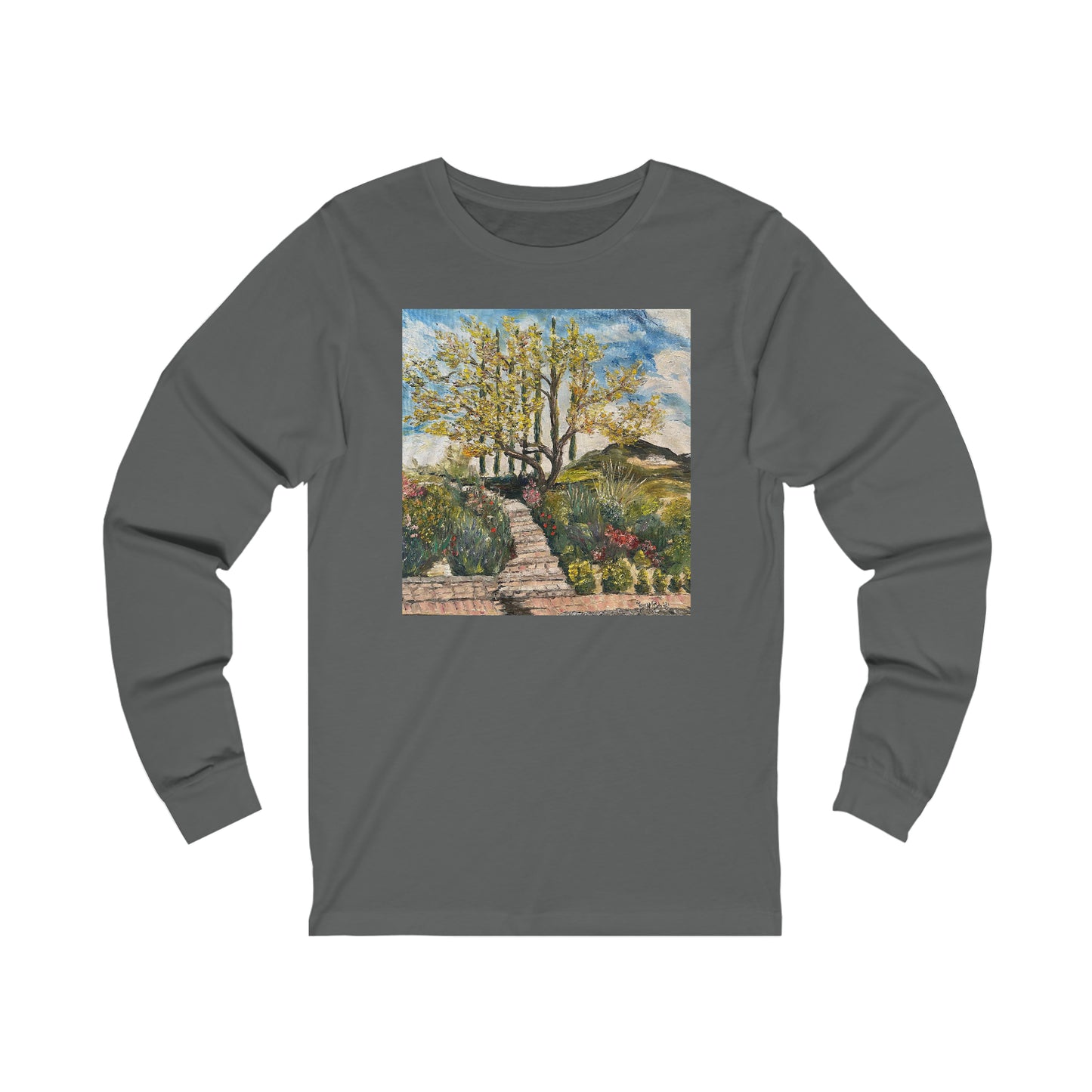 Tree and Garden at GBV Unisex Jersey Long Sleeve Tee