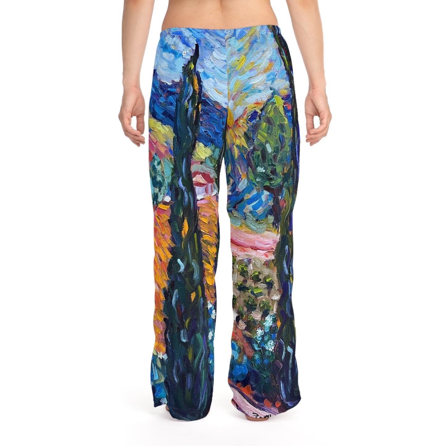 Pajama Pants - Sunny Cypresses at Robert Renzoni Winery Temecula- Women's Pajama Pants