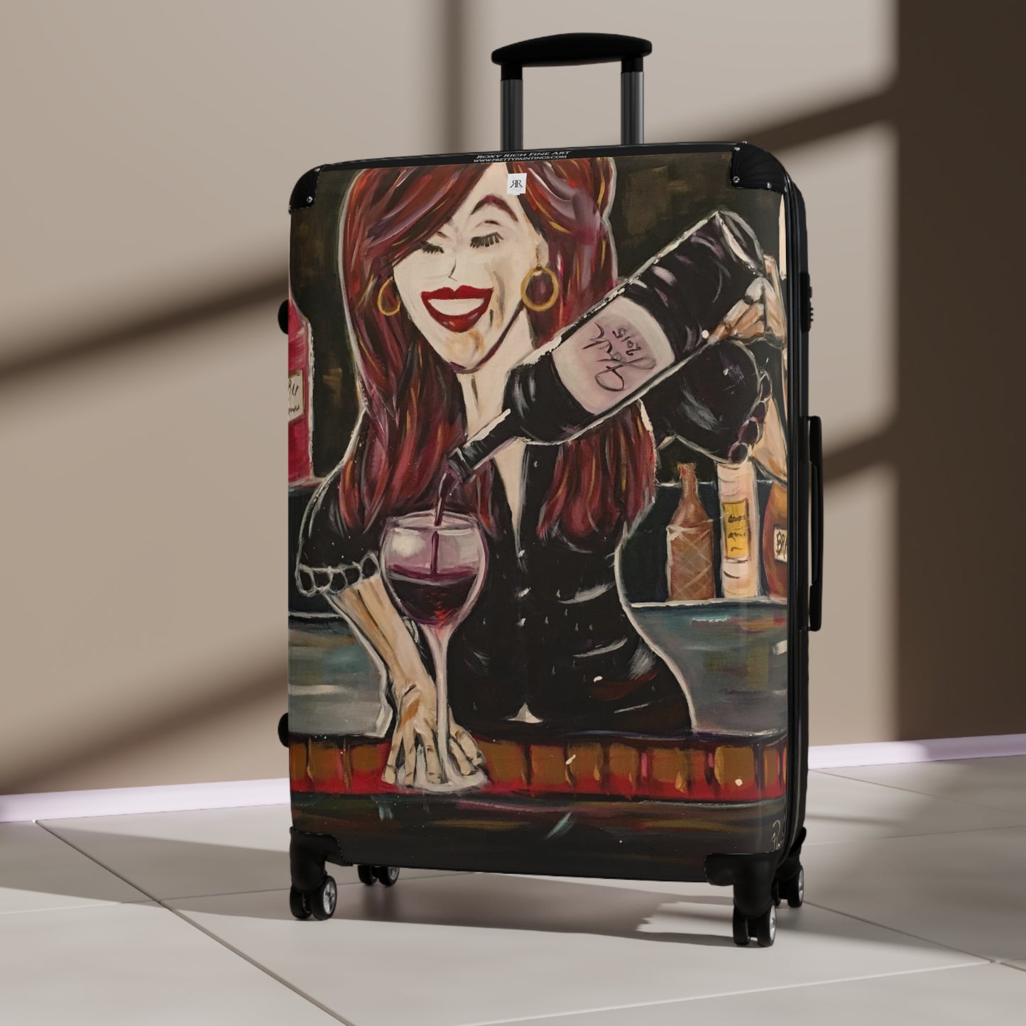 "Sassy Notes" Carry On Suitcase (+ 2 Sizes)