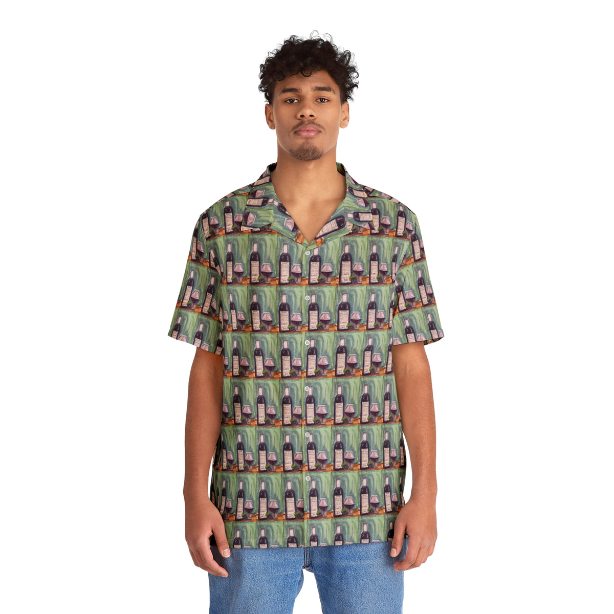 Men's Hawaiian Shirt- GBV-Erato -Small Print