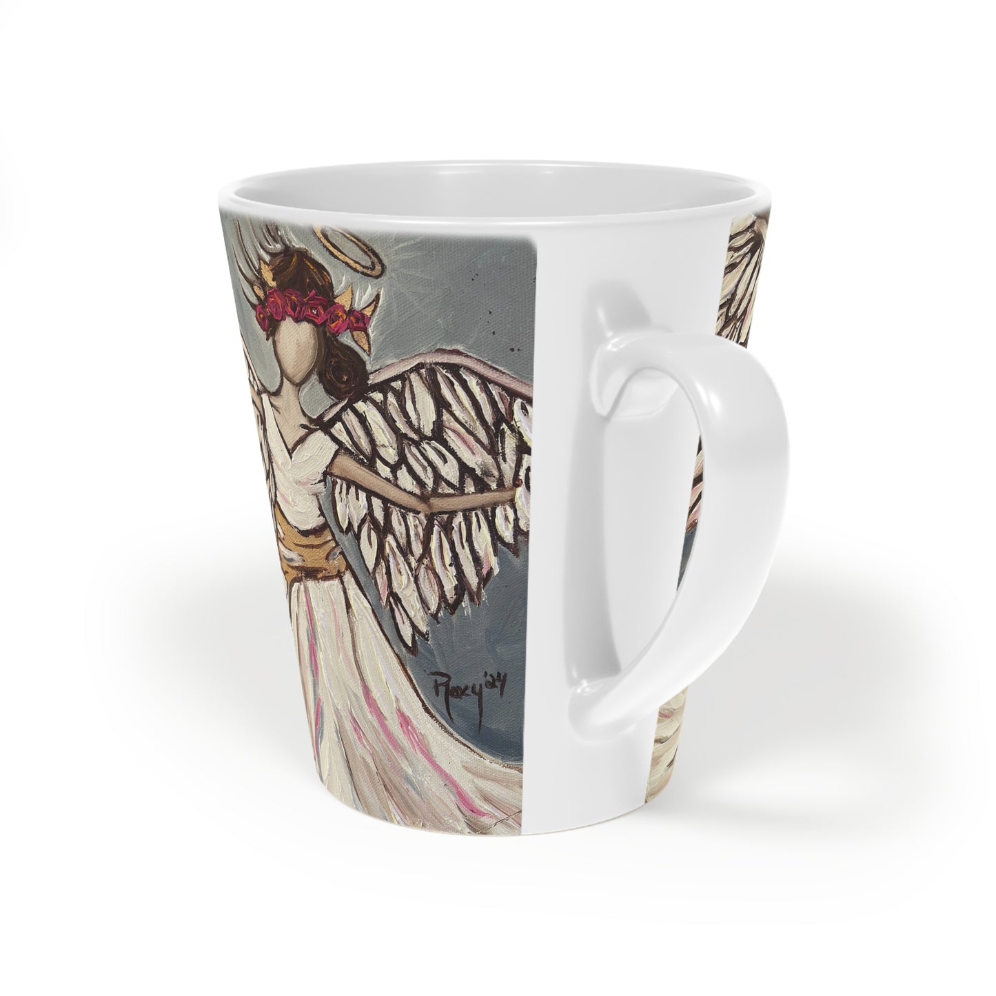 Angel Rising Latte Mug, 12oz