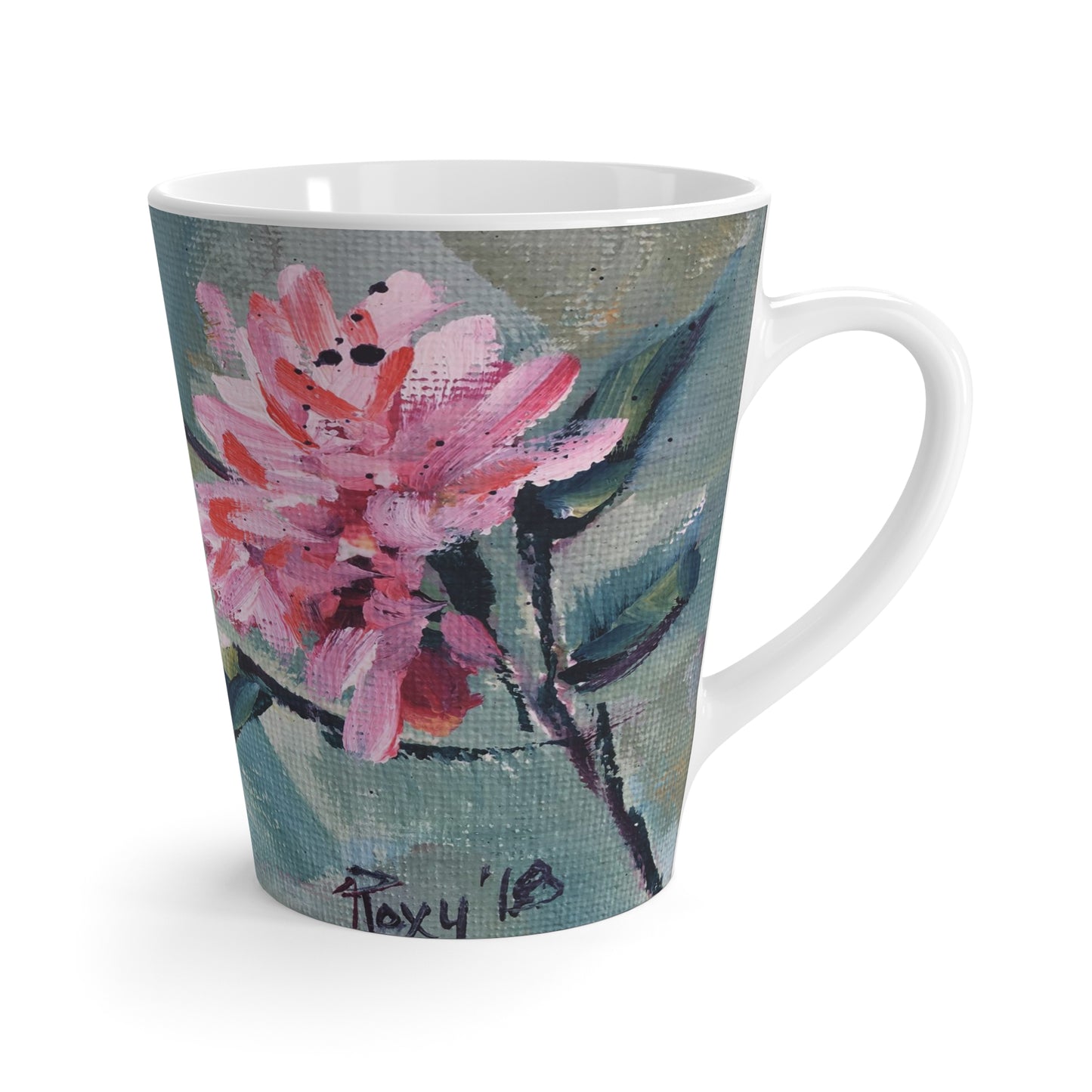 Mug - Pink Hummingbird Pink Flower-Made in and Ships from USA