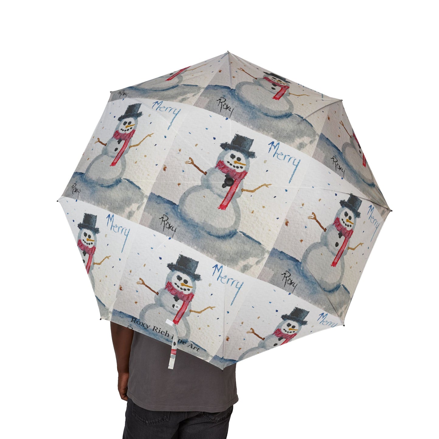 Umbrella- Merry Snowman-Christmas