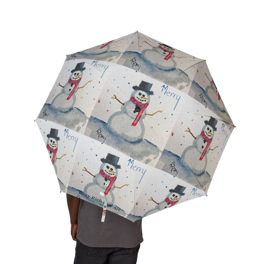 Umbrella- Merry Snowman-Christmas