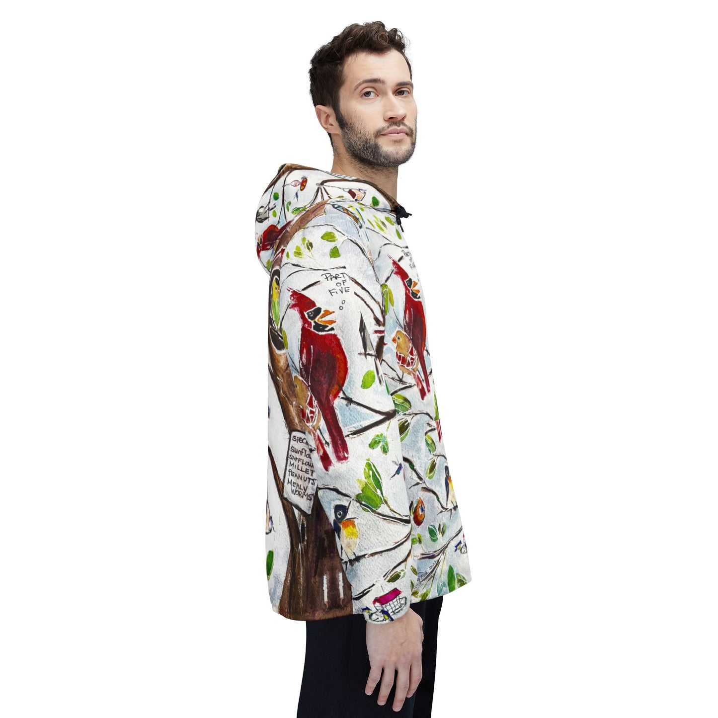 Lightweight Windbreaker Jacket — Party of Five Birds at Bird Restaurant