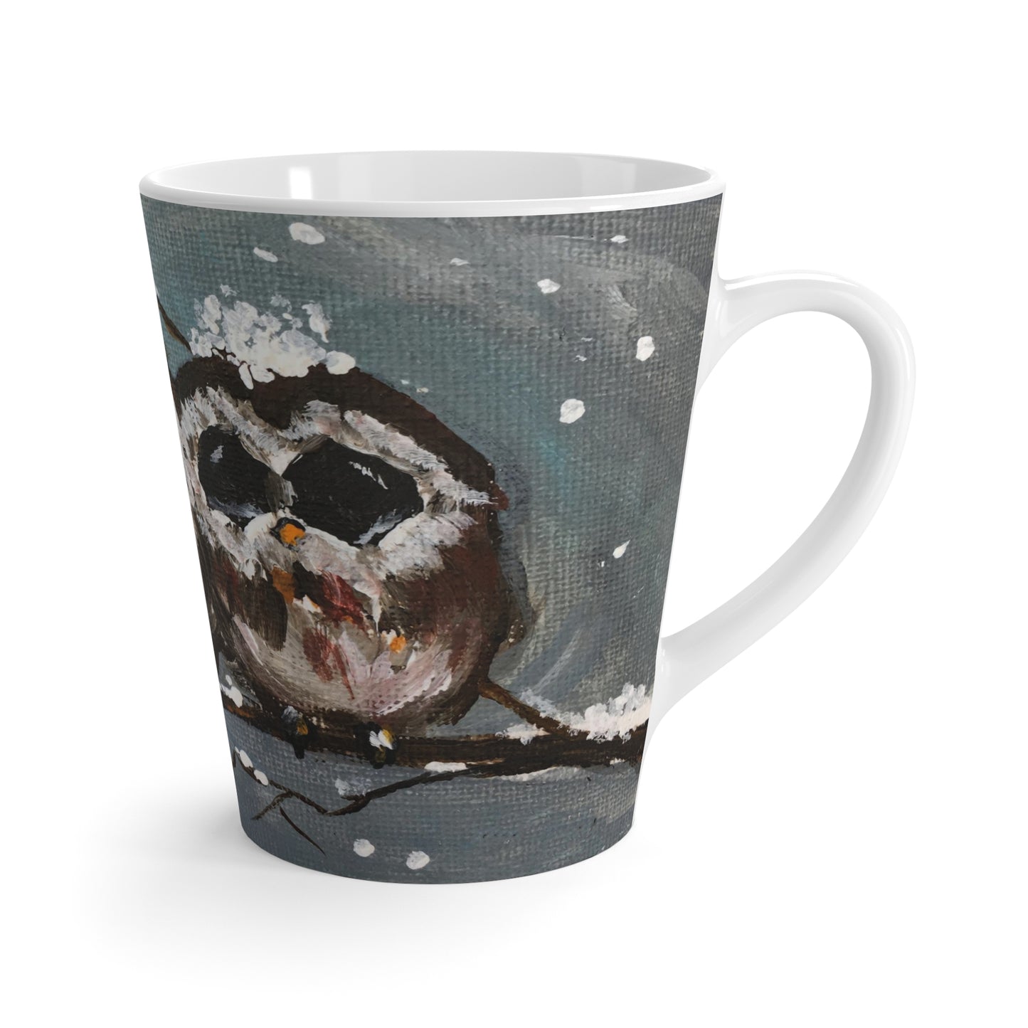 Mug - Three Adorable Baby Owls in Snow-Made in and Ships from USA