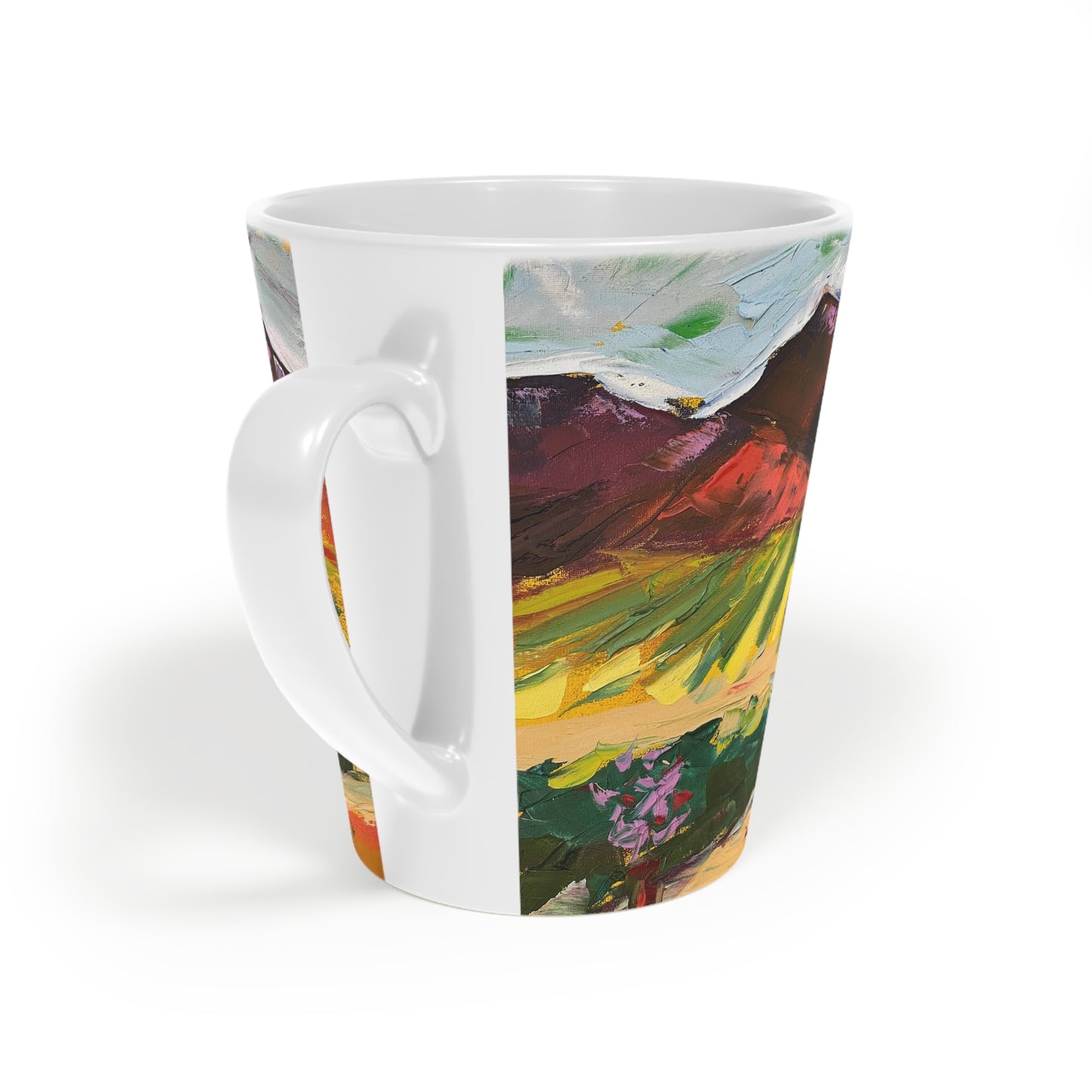 Mountain View with "Chapin" on Side Latte Mug, 12oz