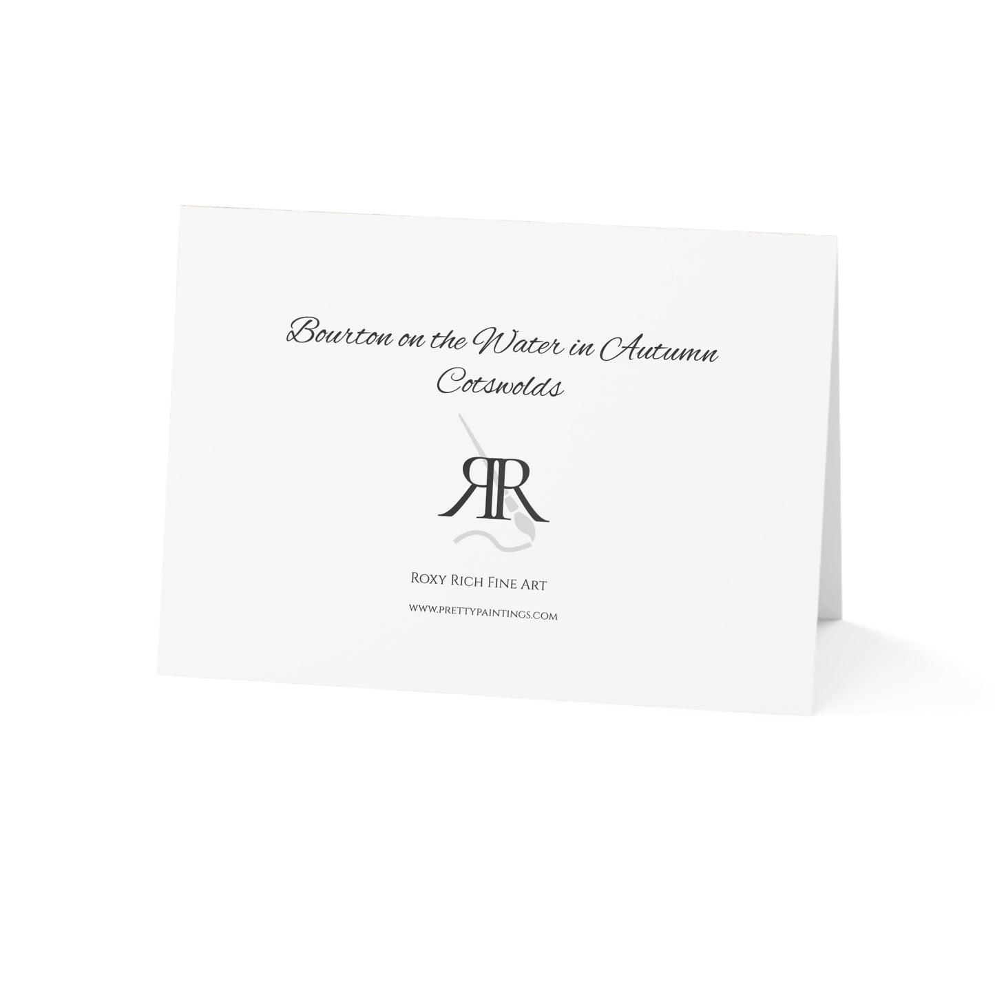 Bourton on the Water in Autum Cotswolds Greeting Cards