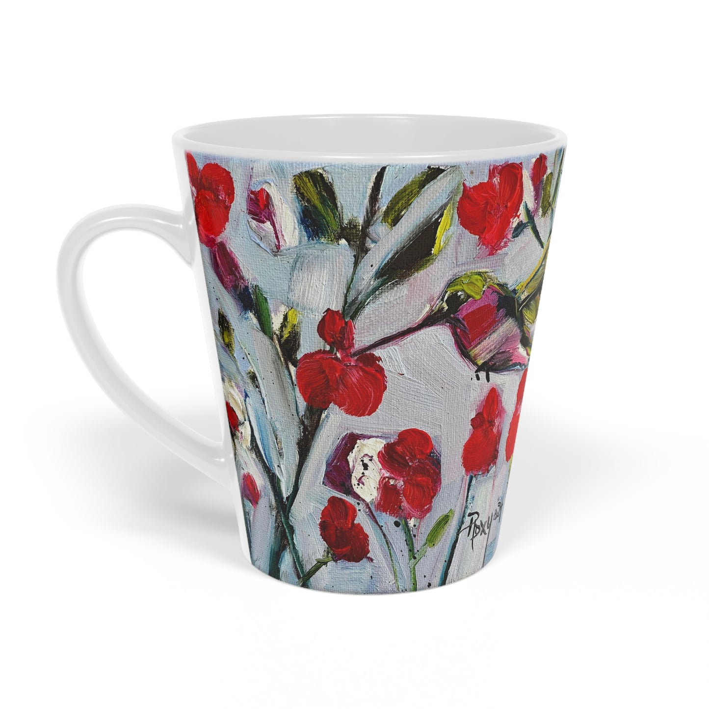 Hotlips Hummingbird Latte Mug, 12oz