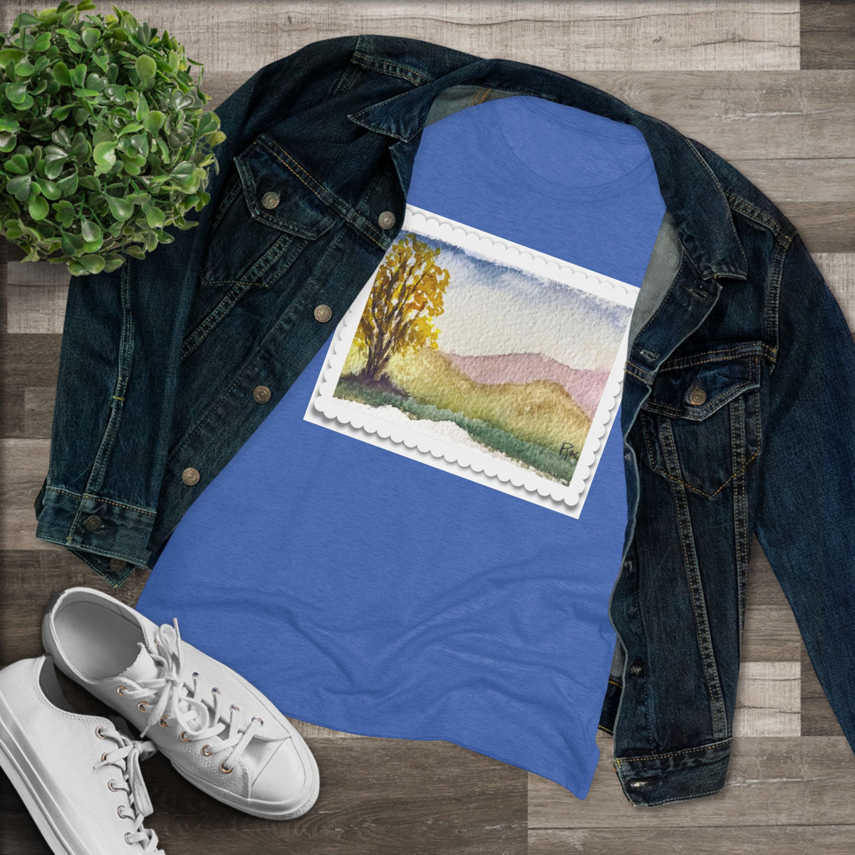 Cottonwood- Women's fitted Triblend Tee  tee shirt