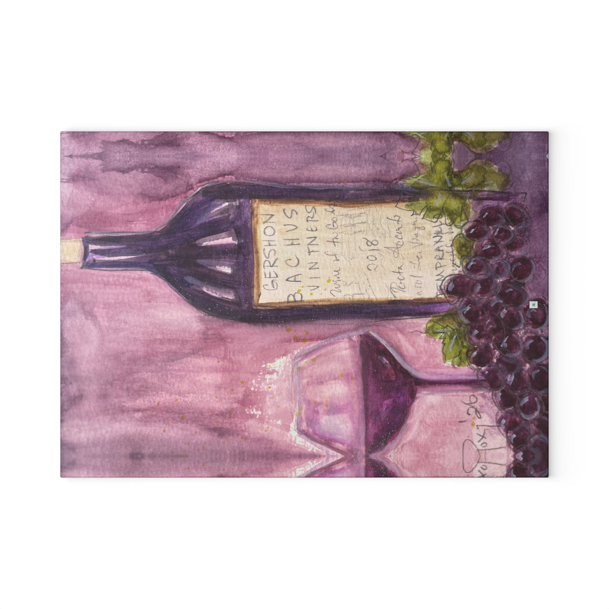 Glass Cutting Board-GBV Porta Accanto Tempranillo