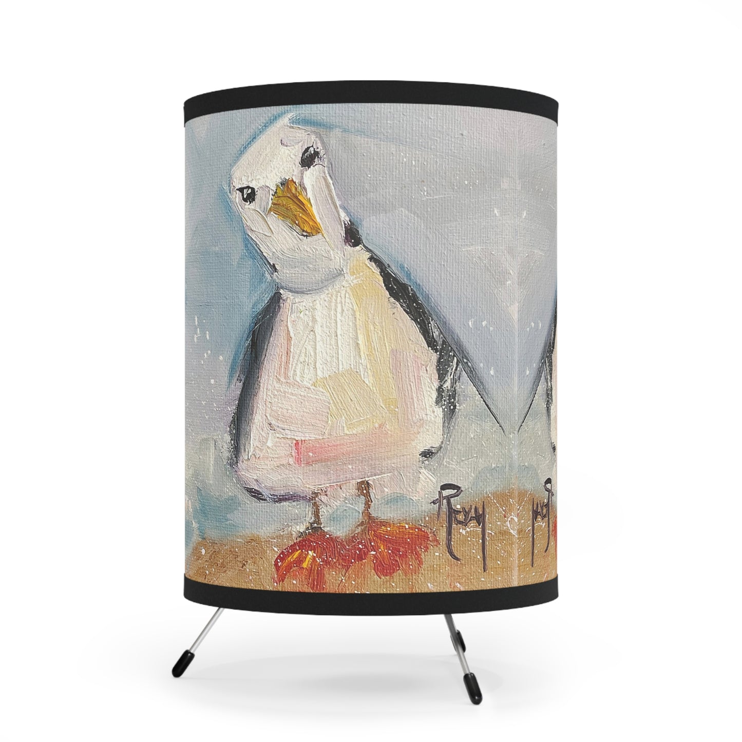 Inquisitive Seagull Tripod Lamp