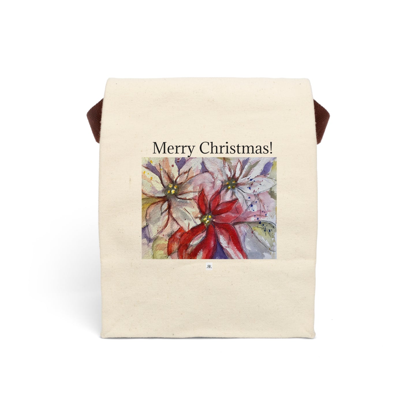 Merry Christmas! Canvas Lunch Bag With Strap
