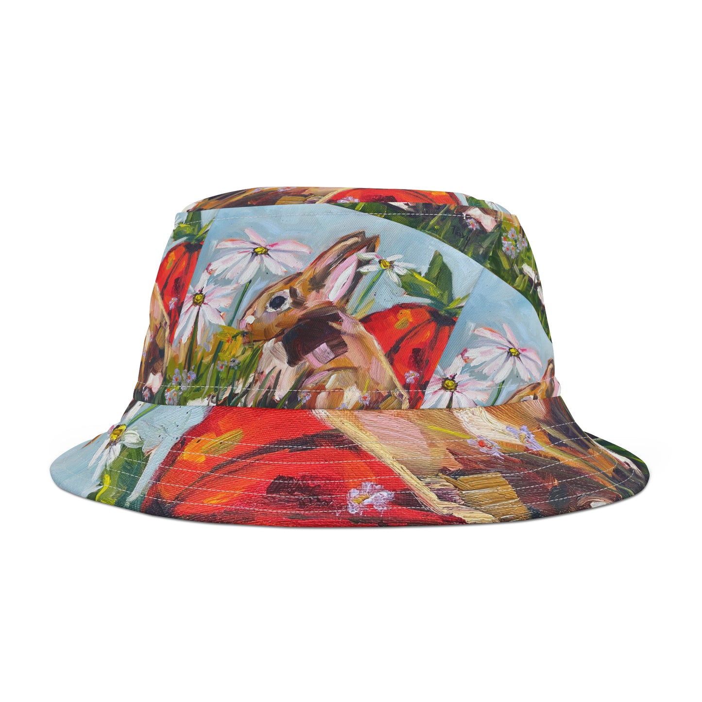 Bunny in the Garden Bucket Hat