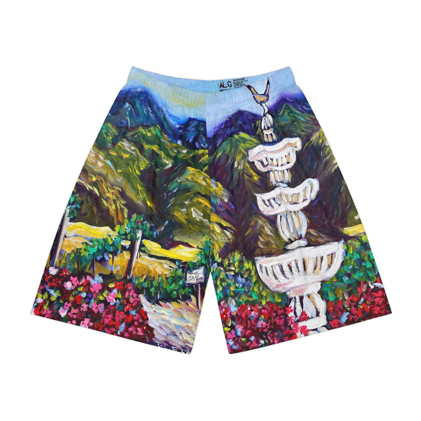 Men’s Sports Shorts - Fountain Vista-GBV