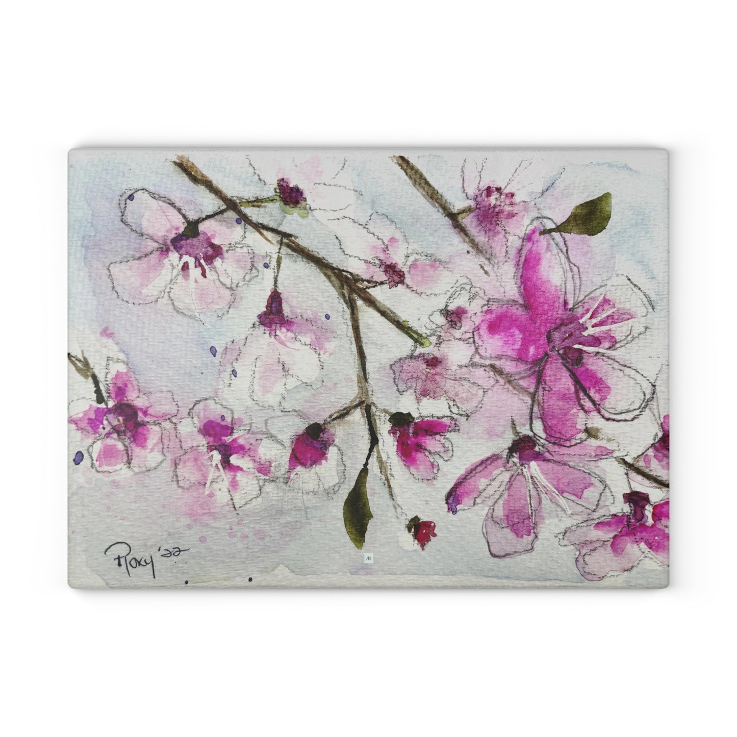 Cherry Blossoms Cutting Board