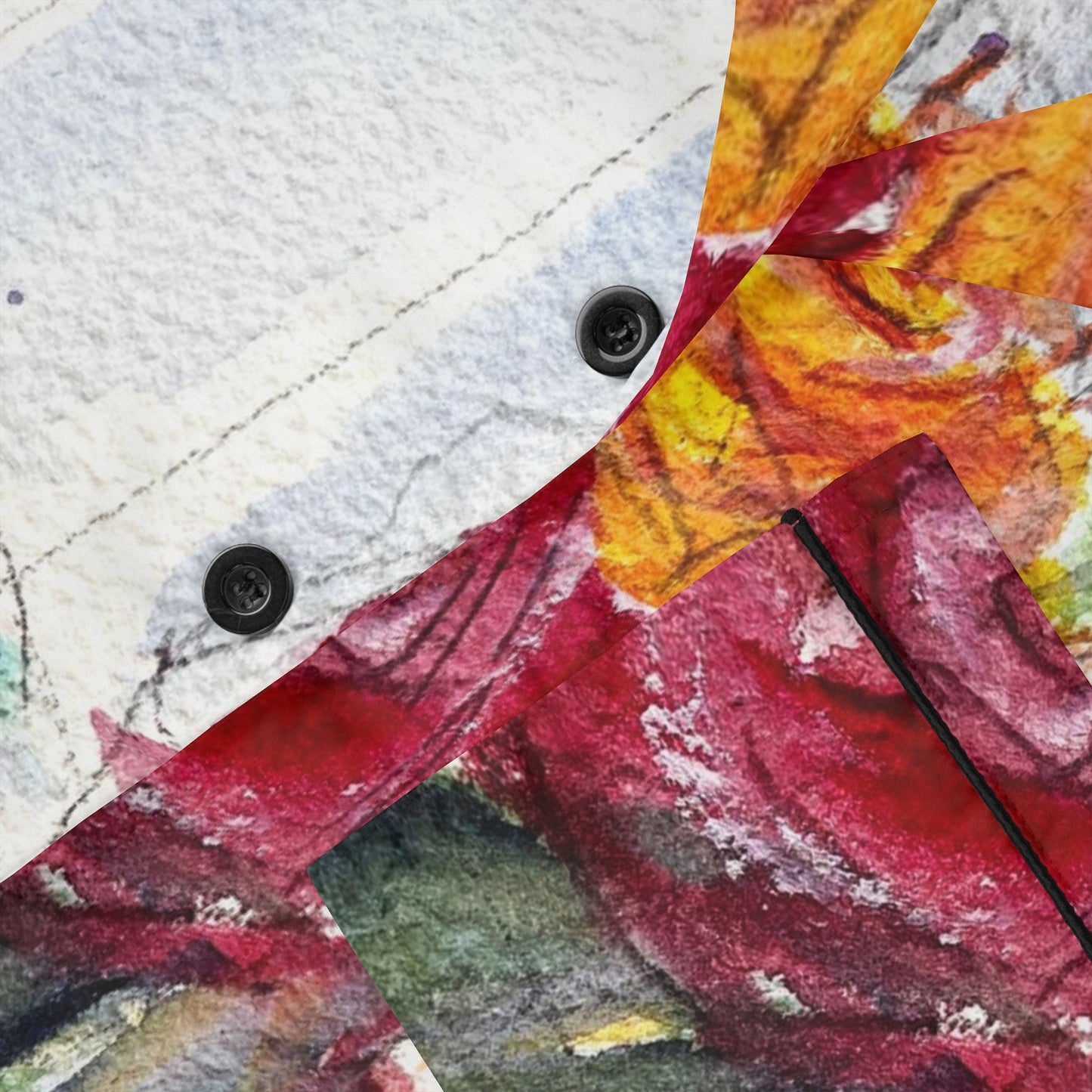 Satin Pajamas - Fall Roses