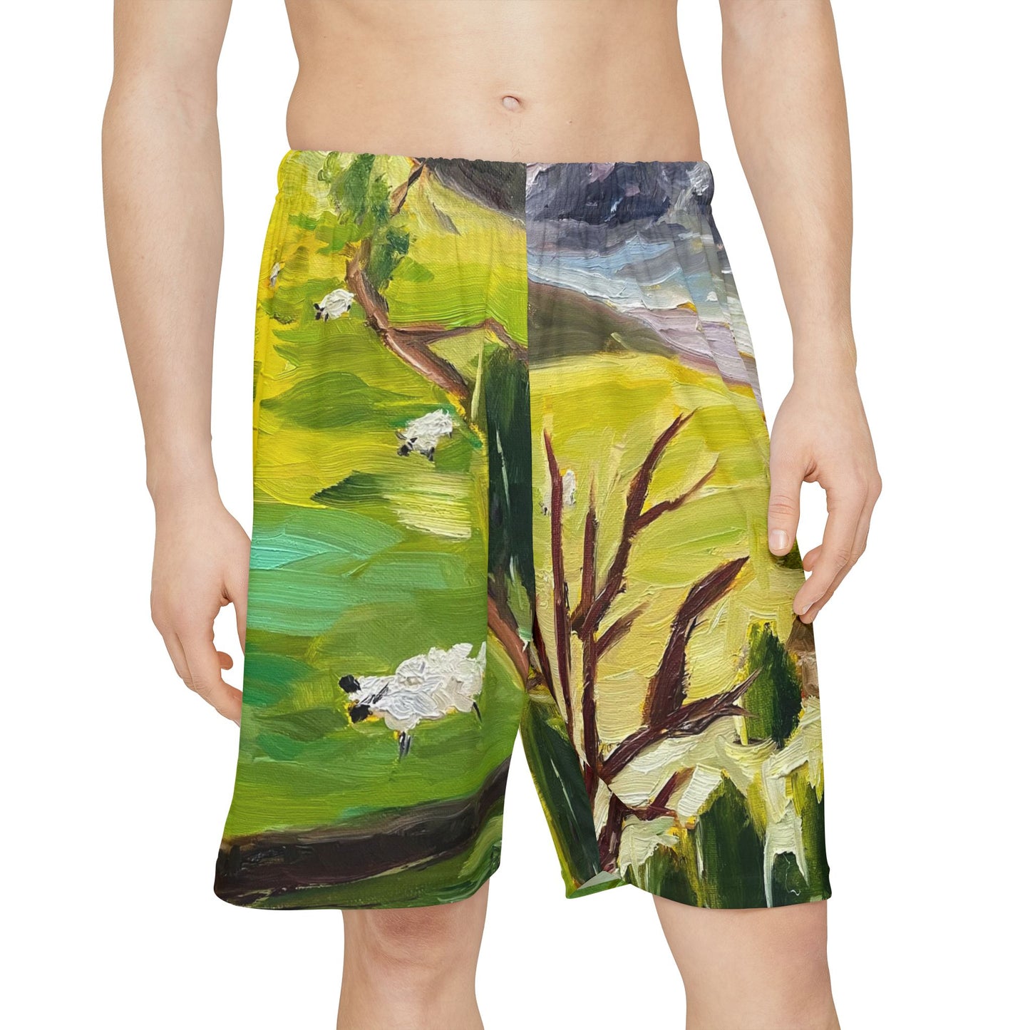 Men’s Sports Shorts - Stormy Day in Yorkshire