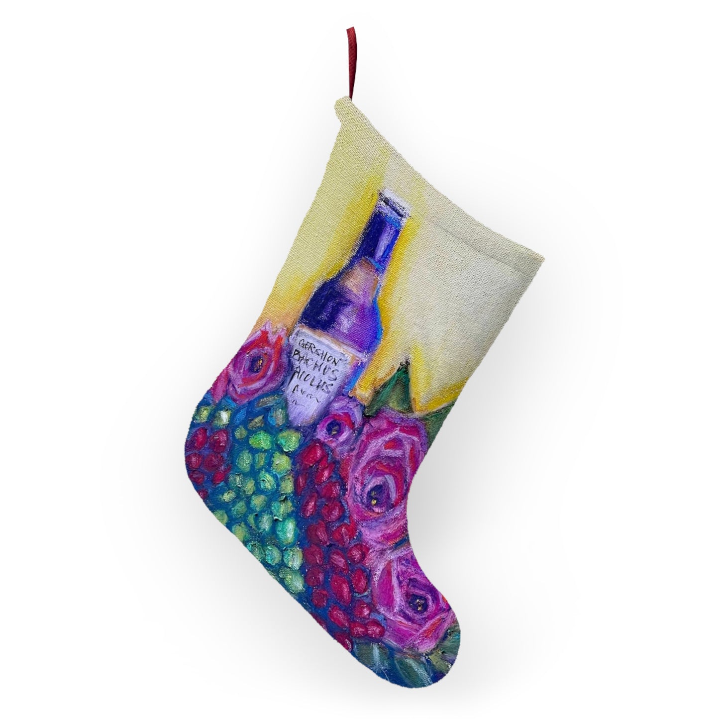 GBV Wine and Roses Christmas Stocking