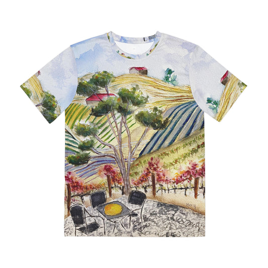 Men's Poly Tee - View from the Patio- GBV