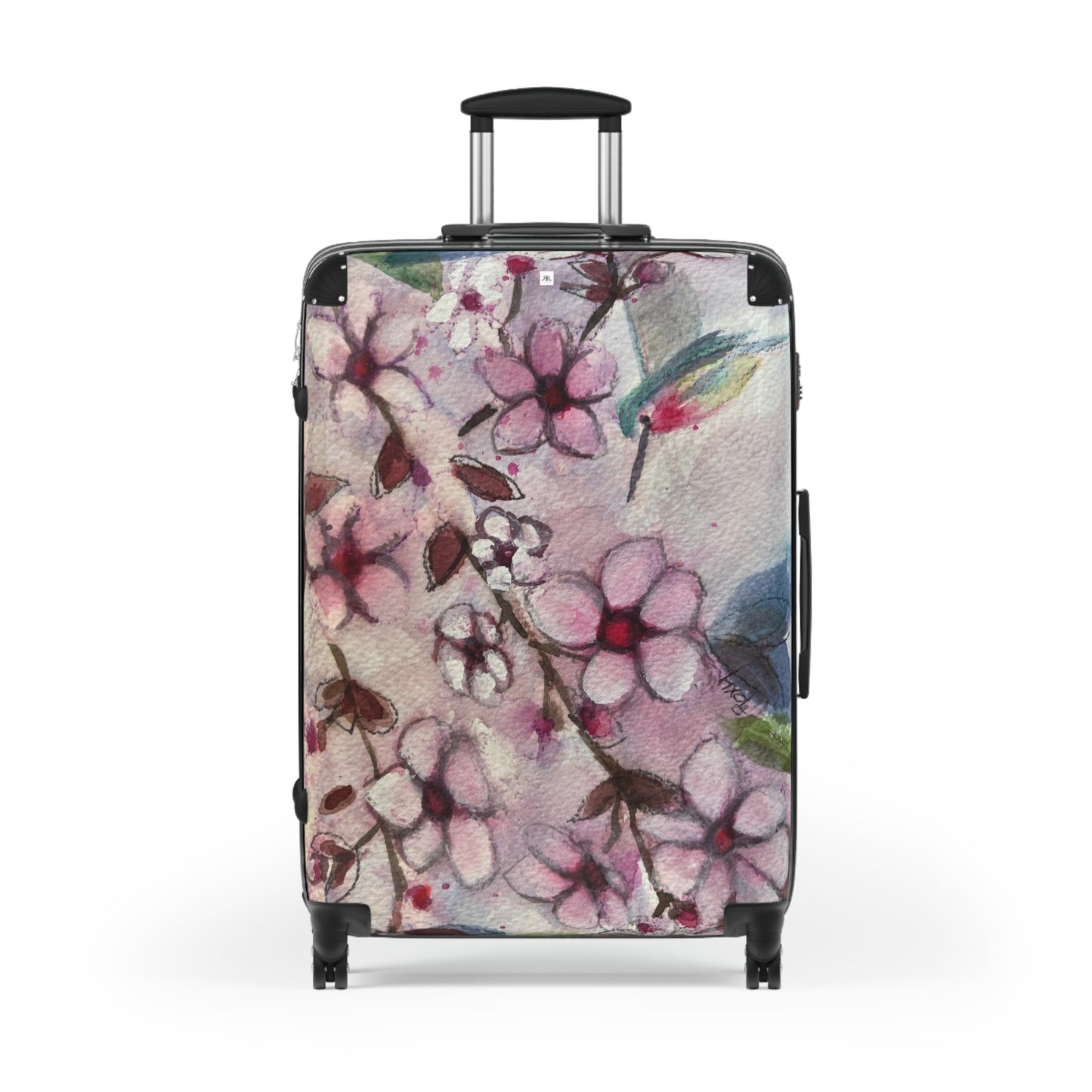 Hummingbird in Cherry Blossoms  Carry on Suitcase (+2 Sizes)
