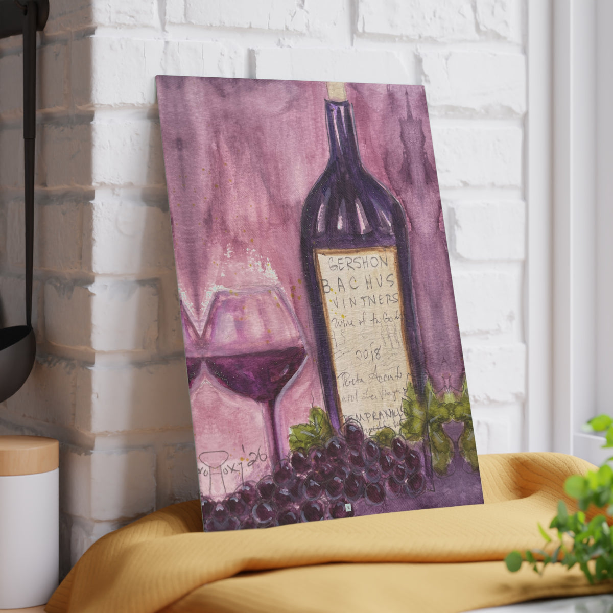 Glass Cutting Board-GBV Porta Accanto Tempranillo