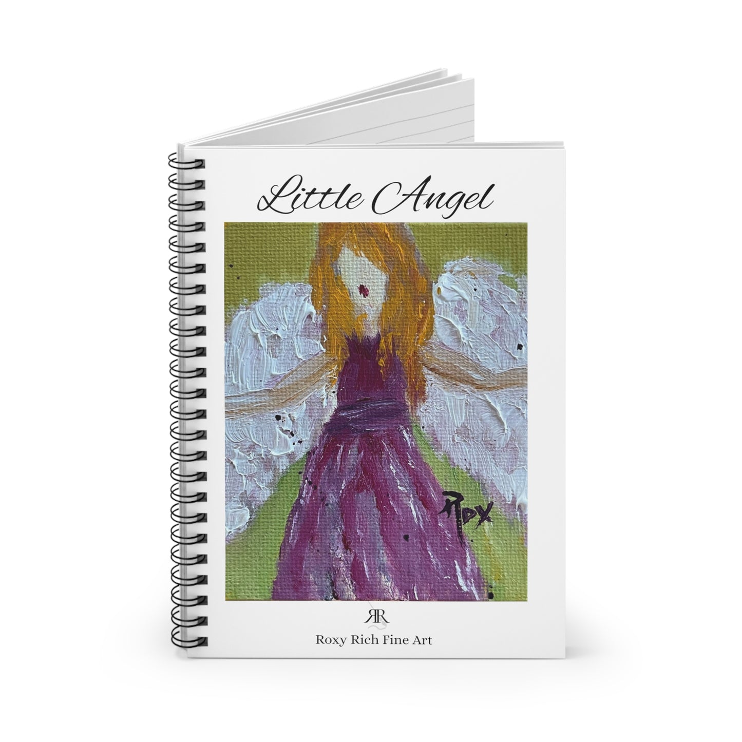 Little Angel "Healing Angel" Spiral Notebook