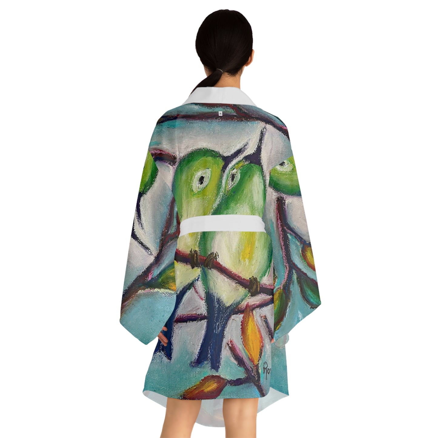 Kimono Robe - Romantic Cuddling Warblers