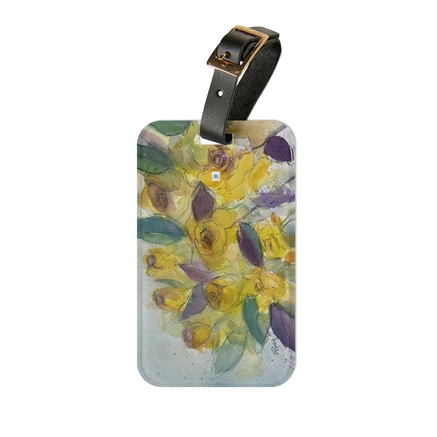 Yellow Roses Luggage Tag