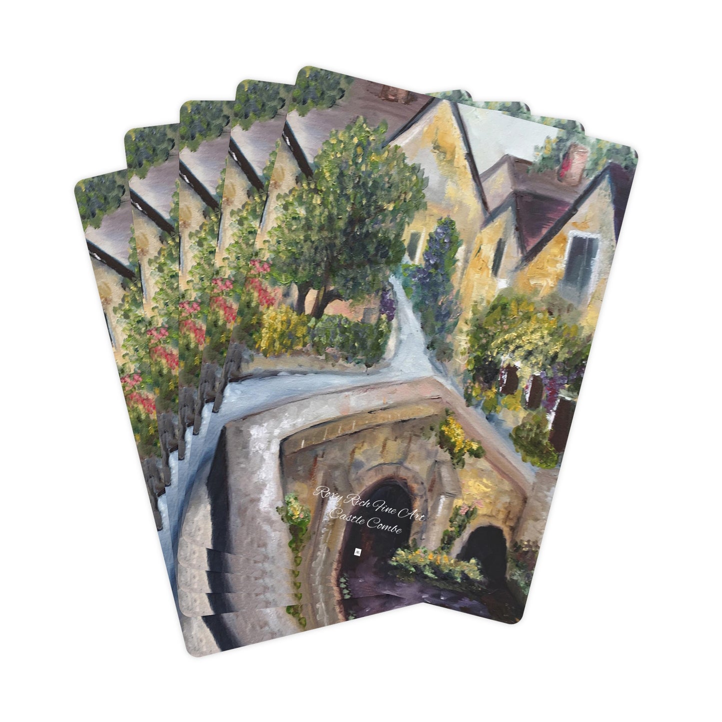 Castle Combe (Cotswolds) Cartas de póquer/Naipes
