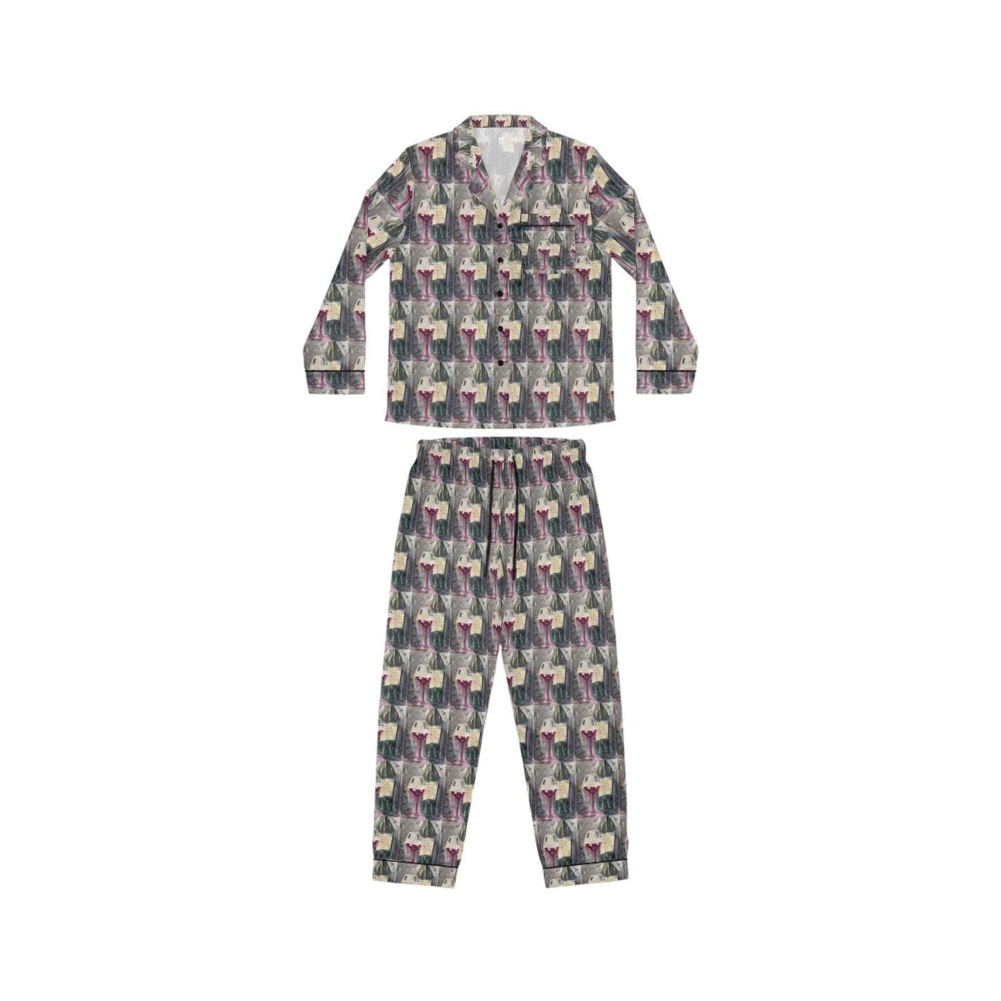 Satin Pajamas - GBV Wine and Clique Glass