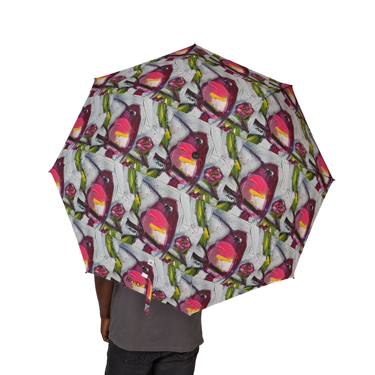 Umbrella-  Hummingbird Pattern