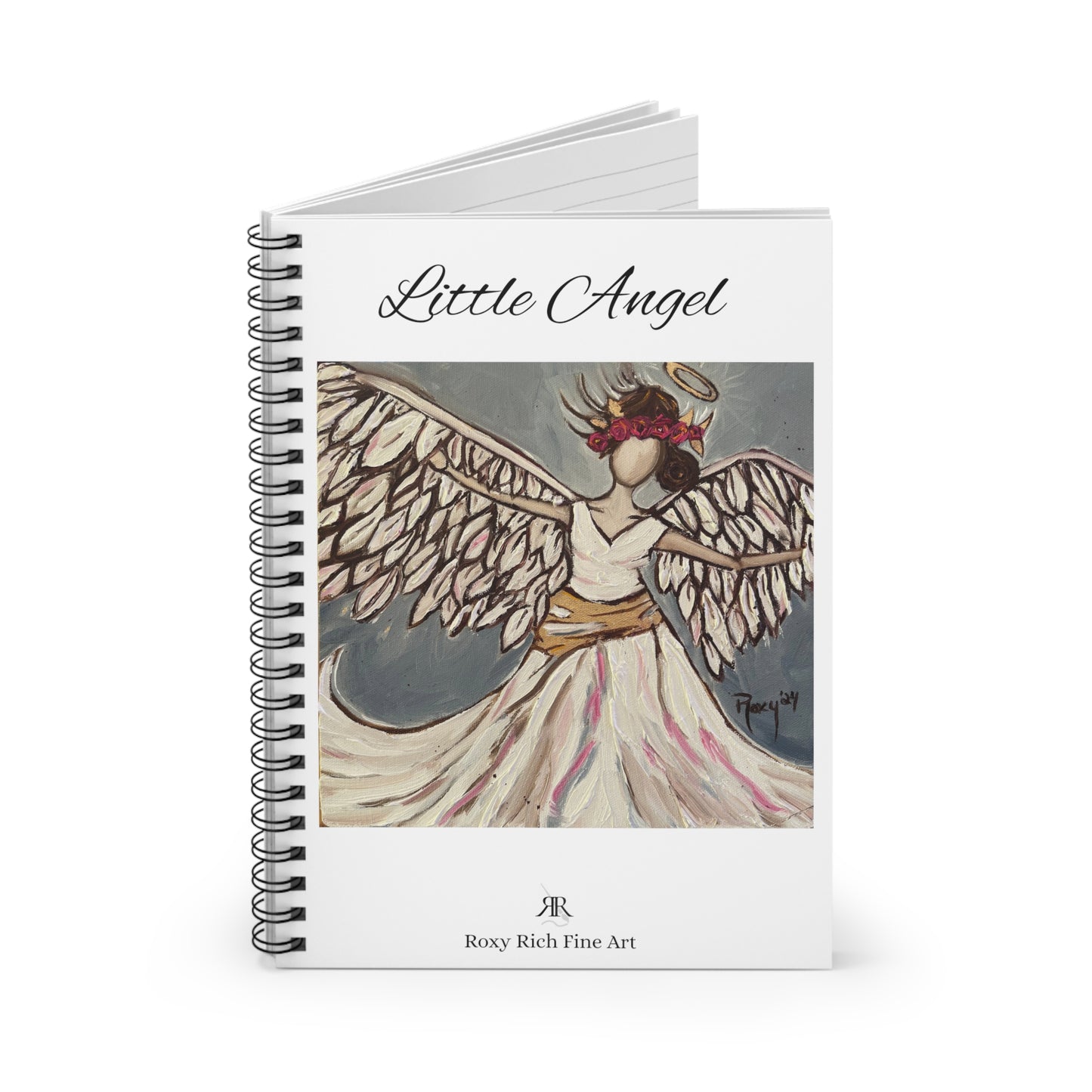 Little Angel " Angel Rising" Spiral Notebook