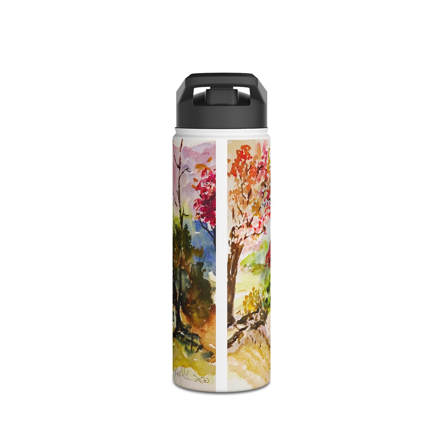 Land of the Free Stainless Steel Water Bottle, Standard Lid