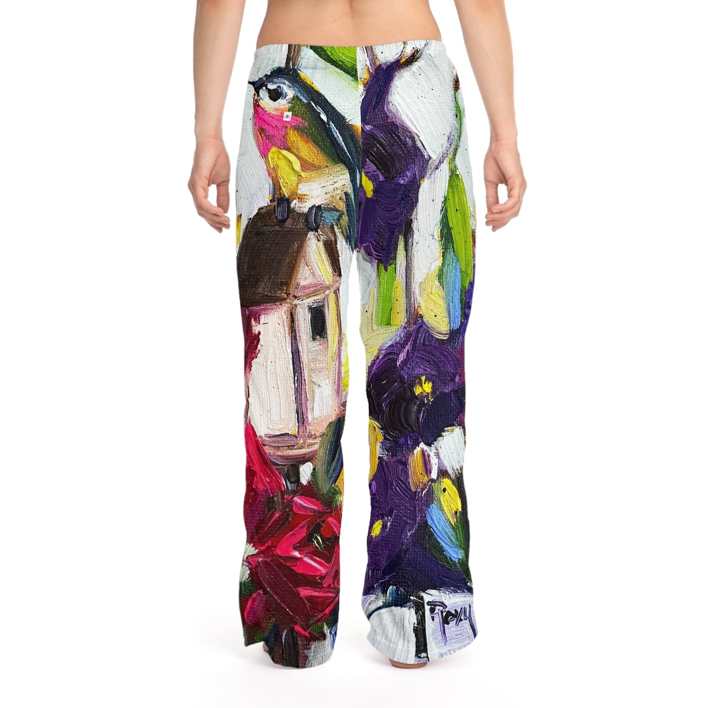 Pajama Pants - Hummingbird by the Window- Women's Pajama Pants