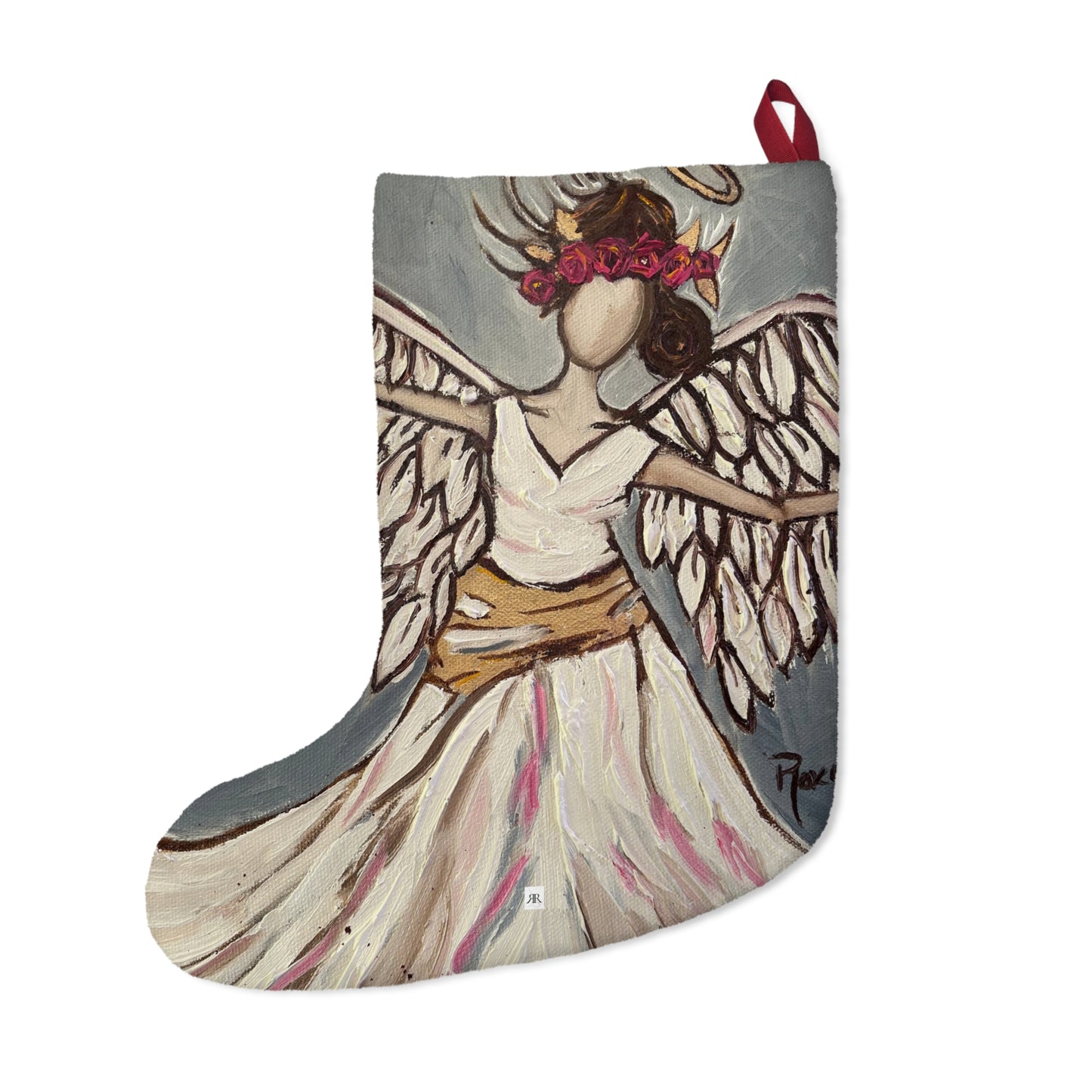 Angel Rising Christmas Stocking