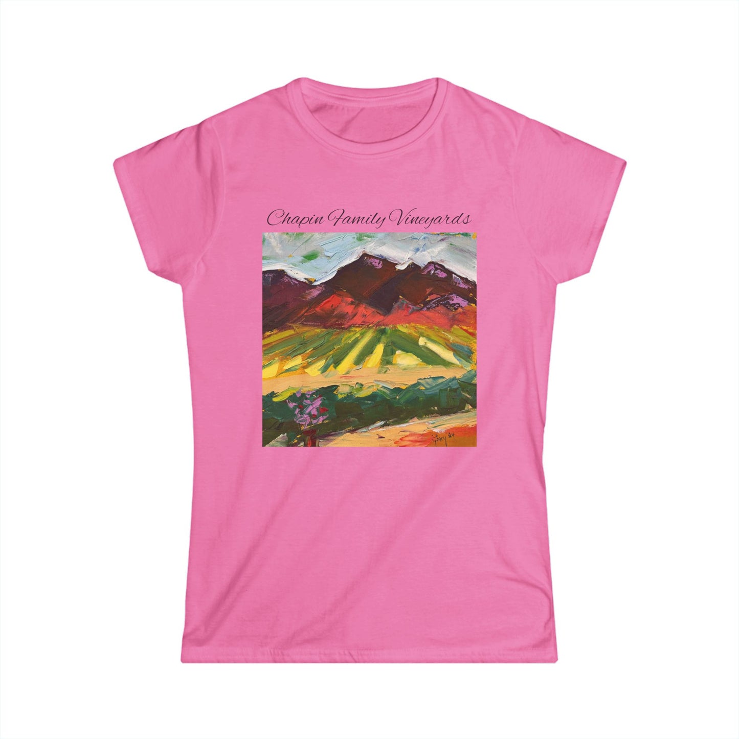 Mountain View at Chapin Women's Softstyle  Semi-Fitted Tee