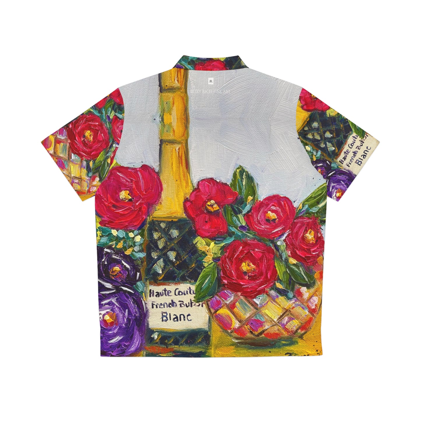 Men's Hawaiian Shirt- French Bubbles